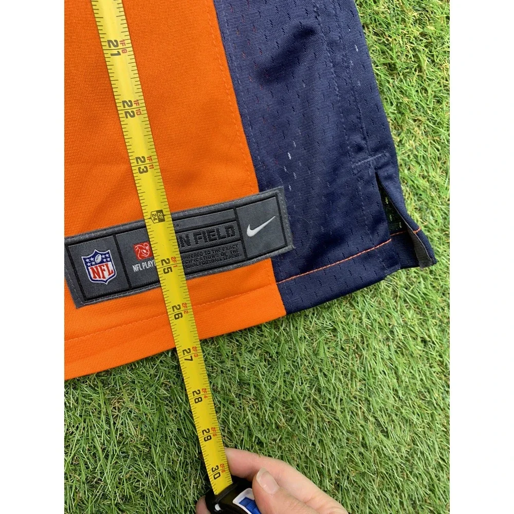 Denver Broncos Nike Jersey Mens Small #3 Russell Wilson NFL On Fit Orange